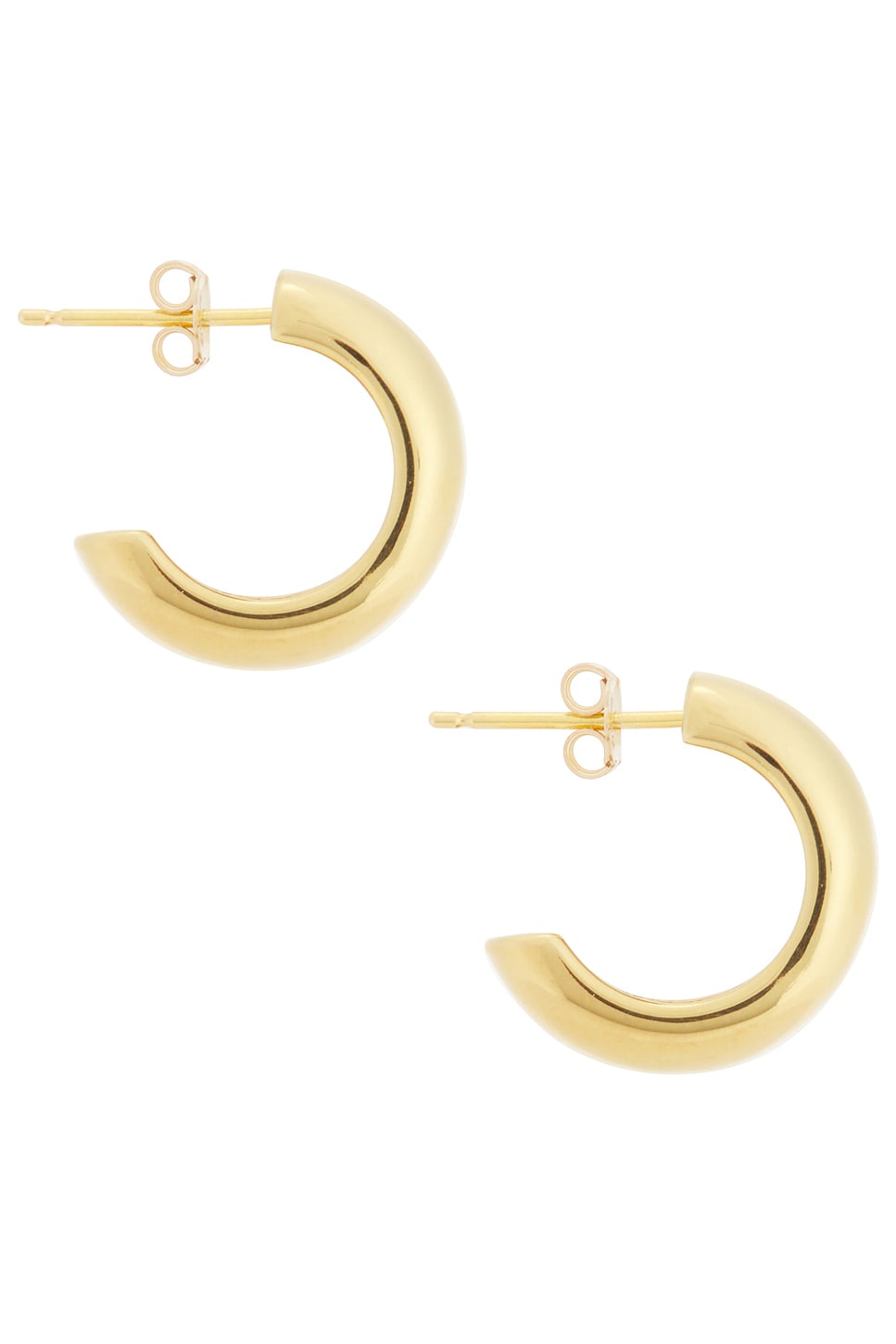 Agmes Giulia Hoop Earrings In Gold