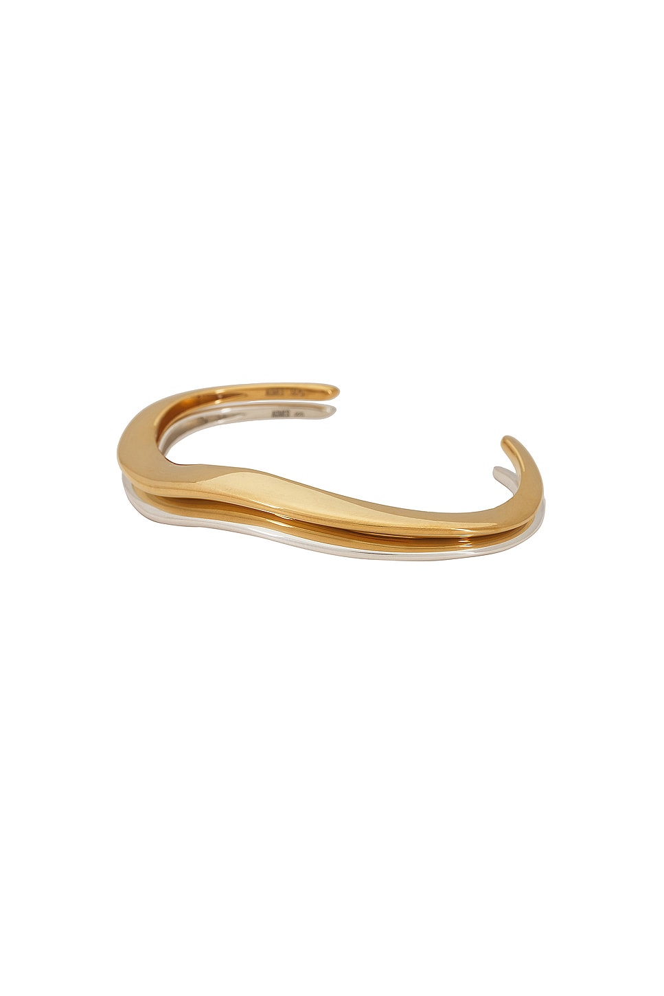 Image 1 of AGMES Small Astrid Cuff Set in Sterling Silver & Gold Vermeil