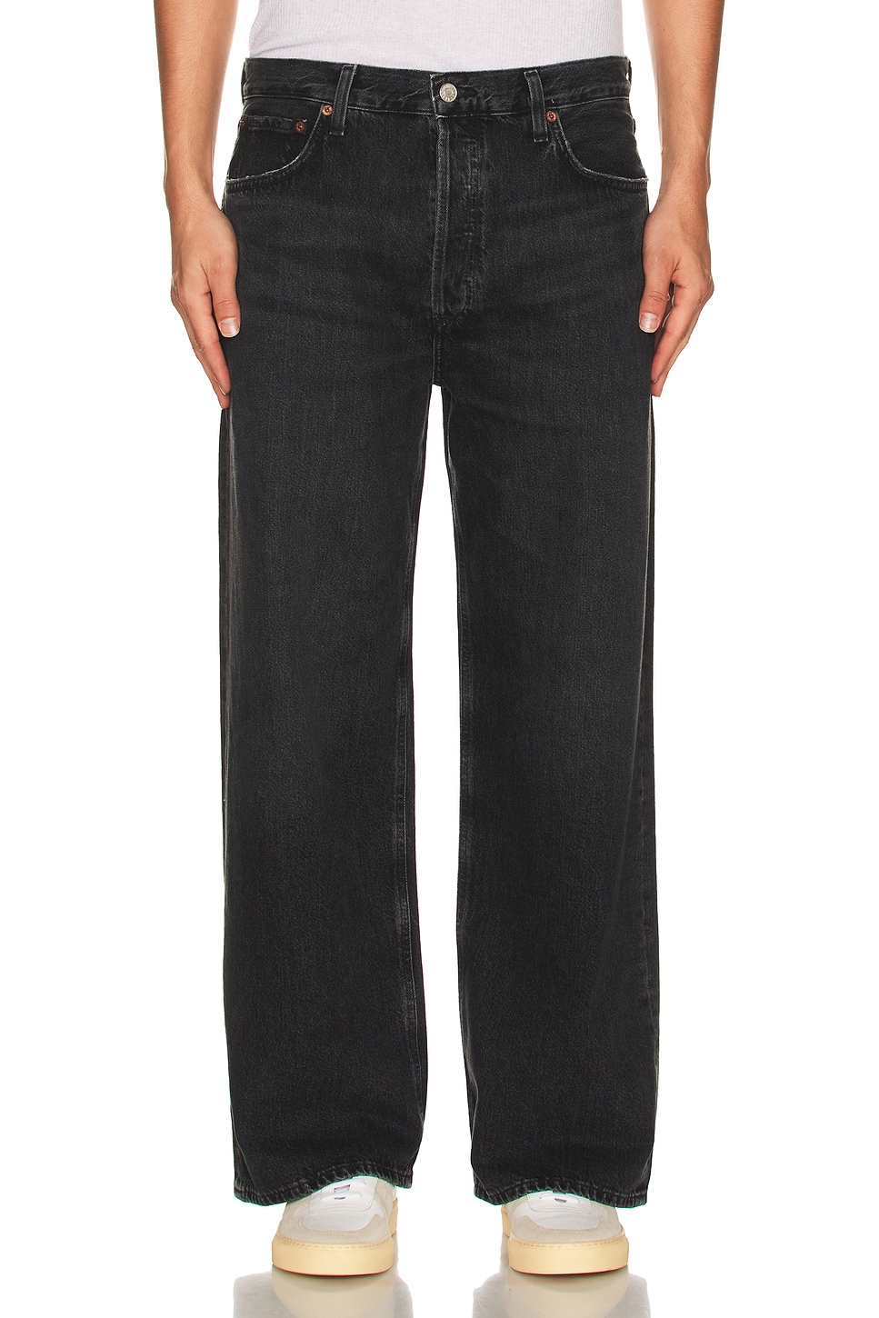 Image 1 of AGOLDE Low Slung Baggy Jeans in Paradox