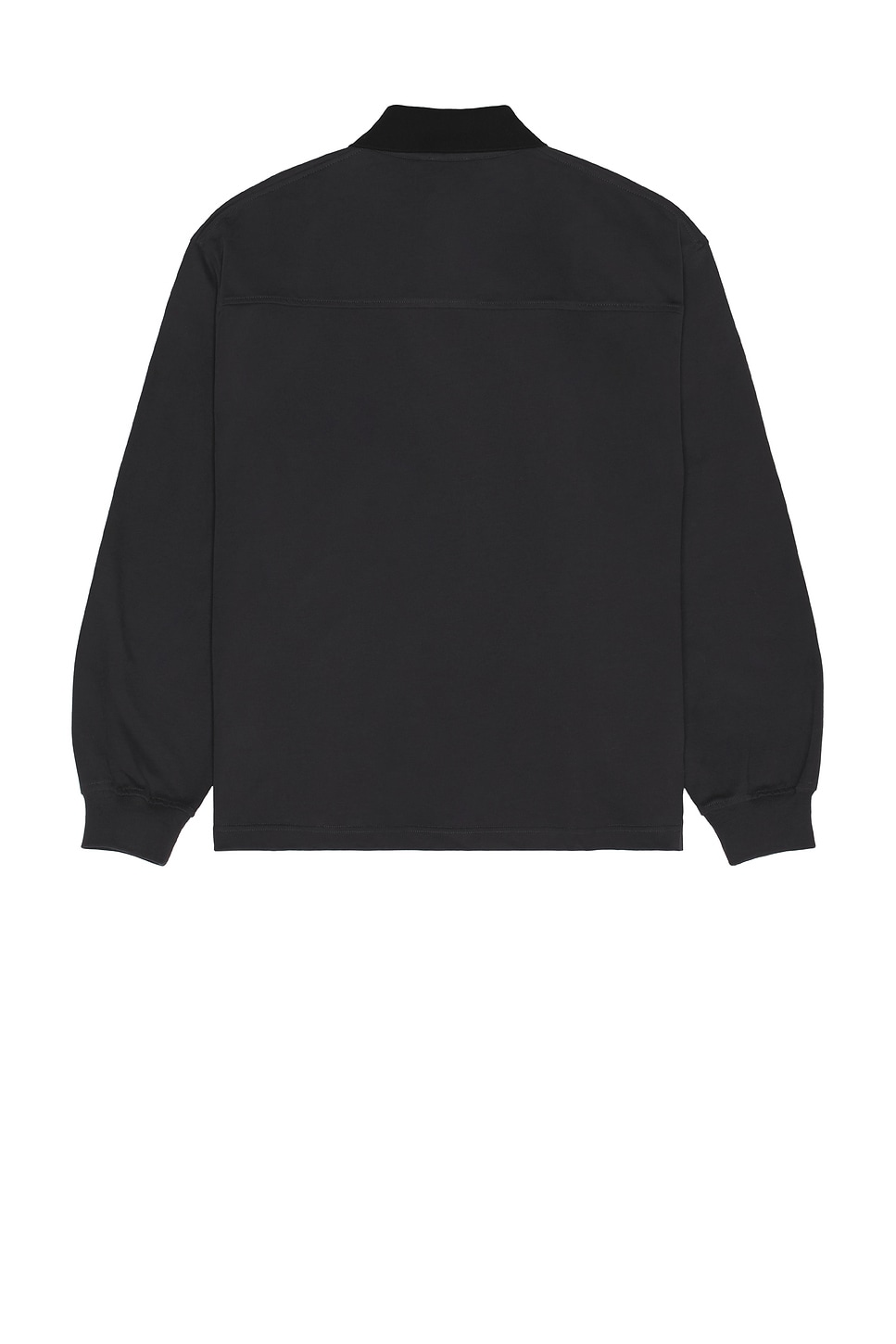 Agolde Marus Rugby Polo Bank In Black