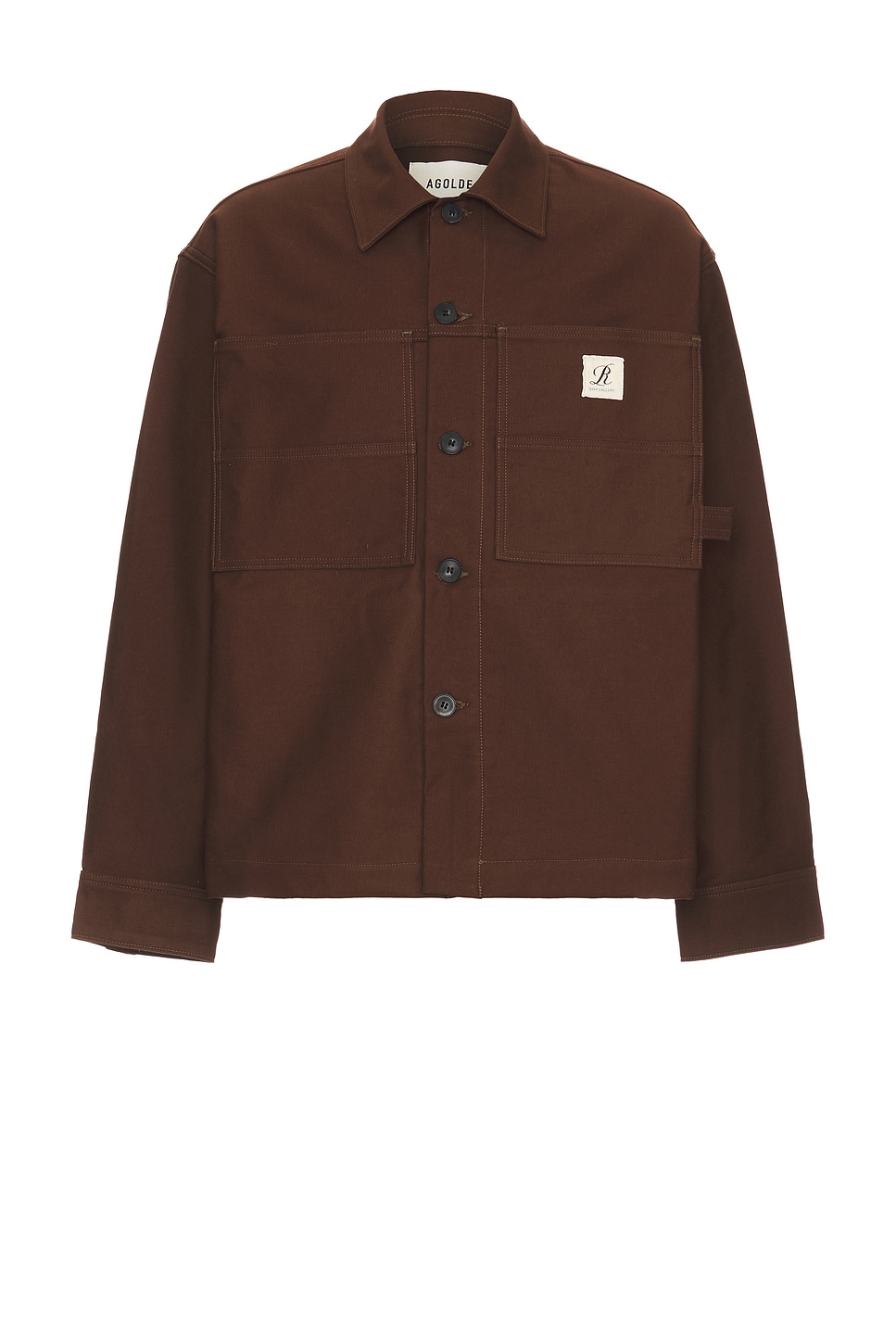 x RSVP Gallery Erving Shirt Jacket in Brown