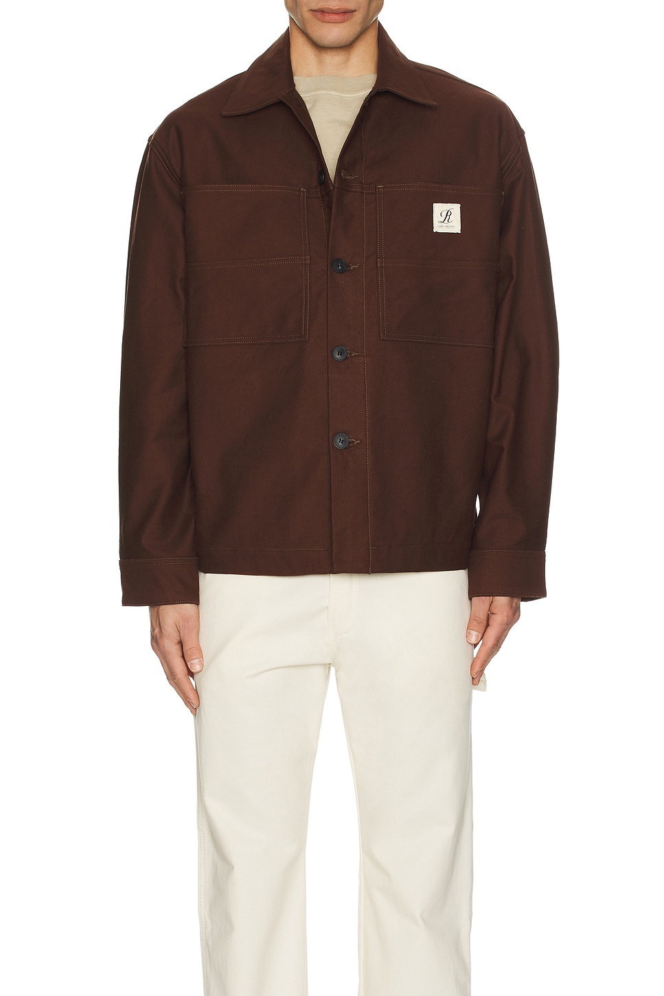 Image 1 of AGOLDE x RSVP Gallery Erving Shirt Jacket in Wynwood