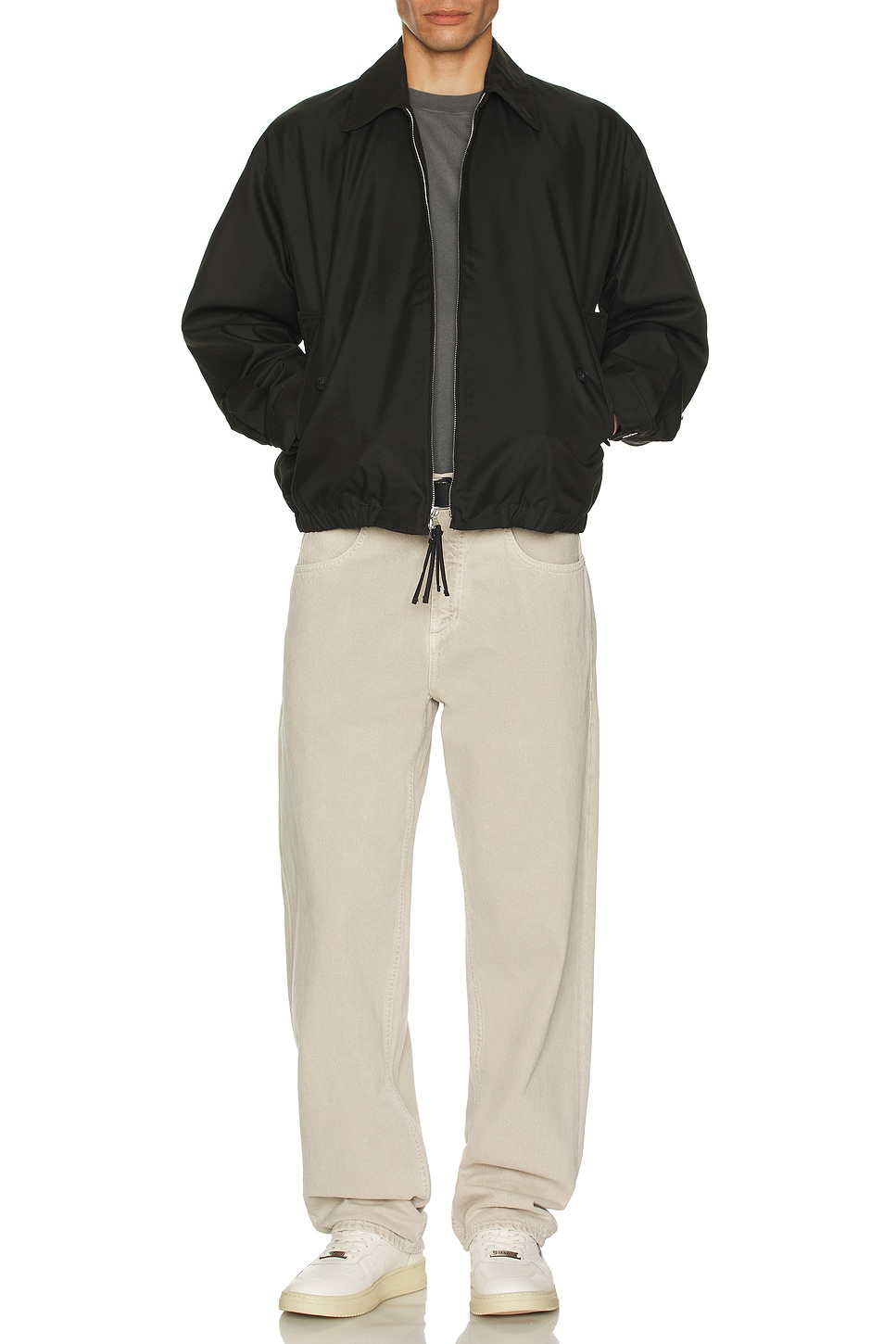 Image 1 of AGOLDE Torres Zip Jacket in Black