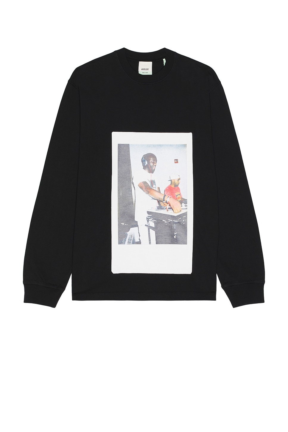 Image 1 of AGOLDE x RSVP Gallery Long Sleeve Crew in Black