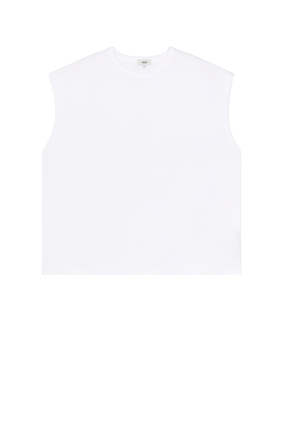 Leonard Sleeveless Tee in White