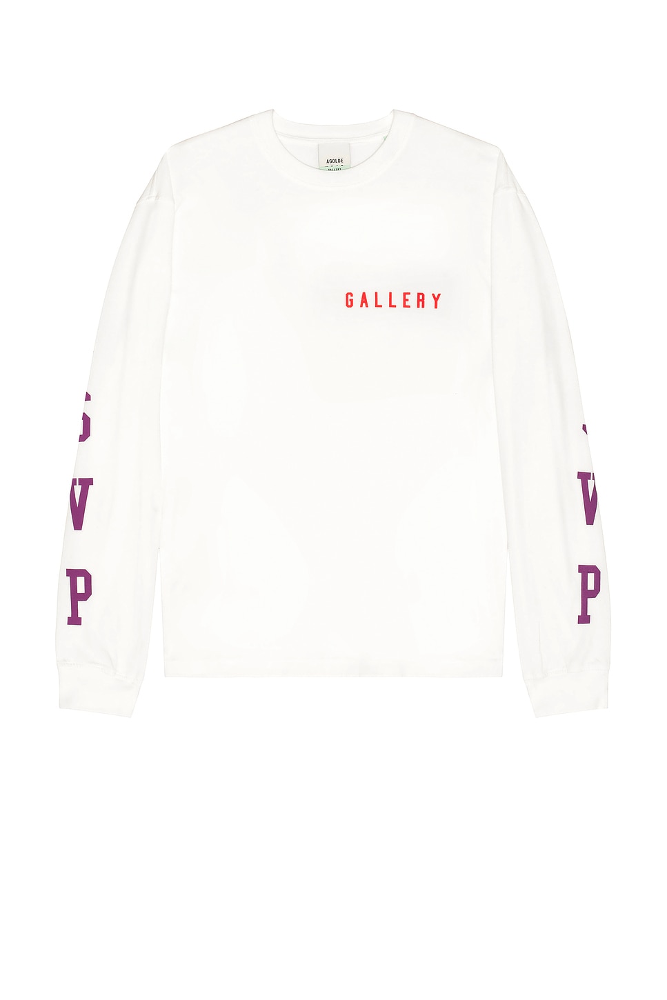 Agolde X Rsvp Gallery Long Sleeve Mock Neck Sweater In White