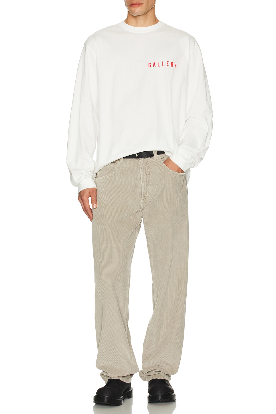 Image 1 of AGOLDE x RSVP Gallery Long Sleeve Mock Neck Sweater in Soft White