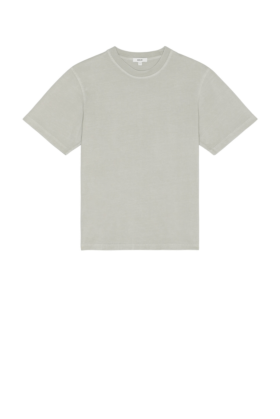Image 1 of AGOLDE Asha Mock Neck Tee in Reflect