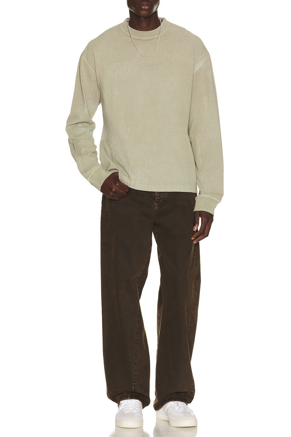 AGOLDE Long Sleeve Asha Shirt | Thumbnail 3