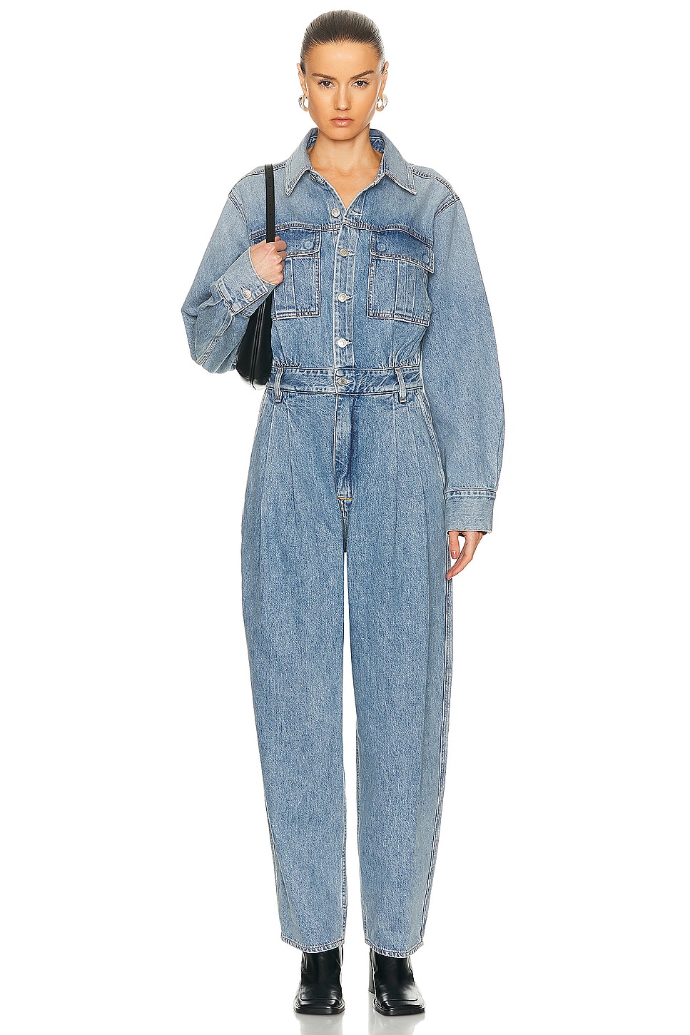 Image 1 of AGOLDE Silka Jumpsuit in Rival