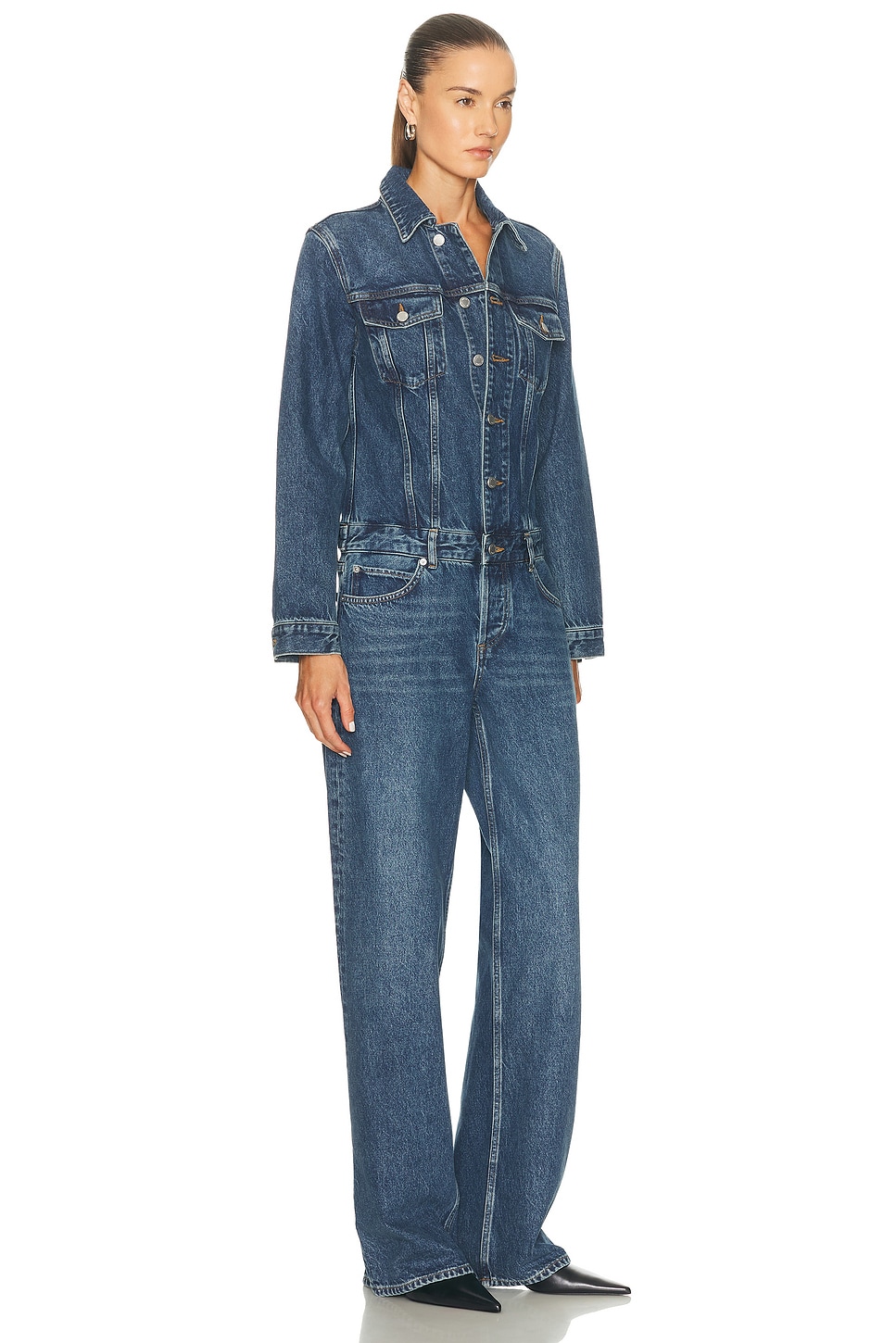 Agolde Esther Jumpsuit In Blue