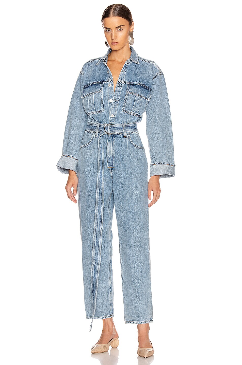 Image 1 of AGOLDE Tatum Jumpsuit in Lark