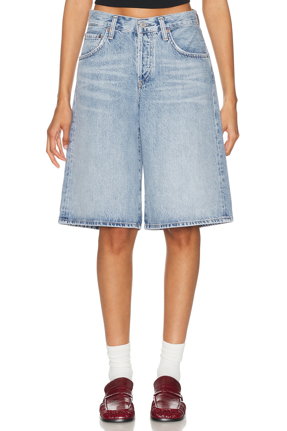 Agolde Baggy V Short