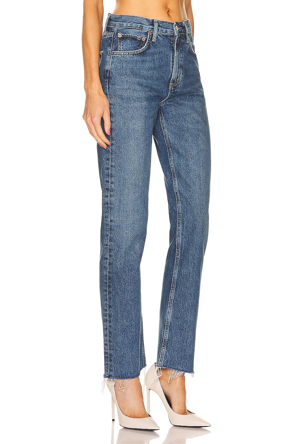 agolde cherie high rise black