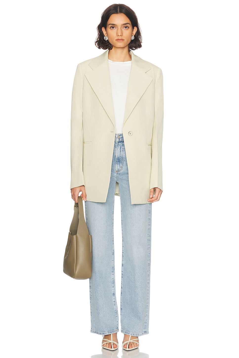 Agolde Harper Mid Rise Straight Jeans