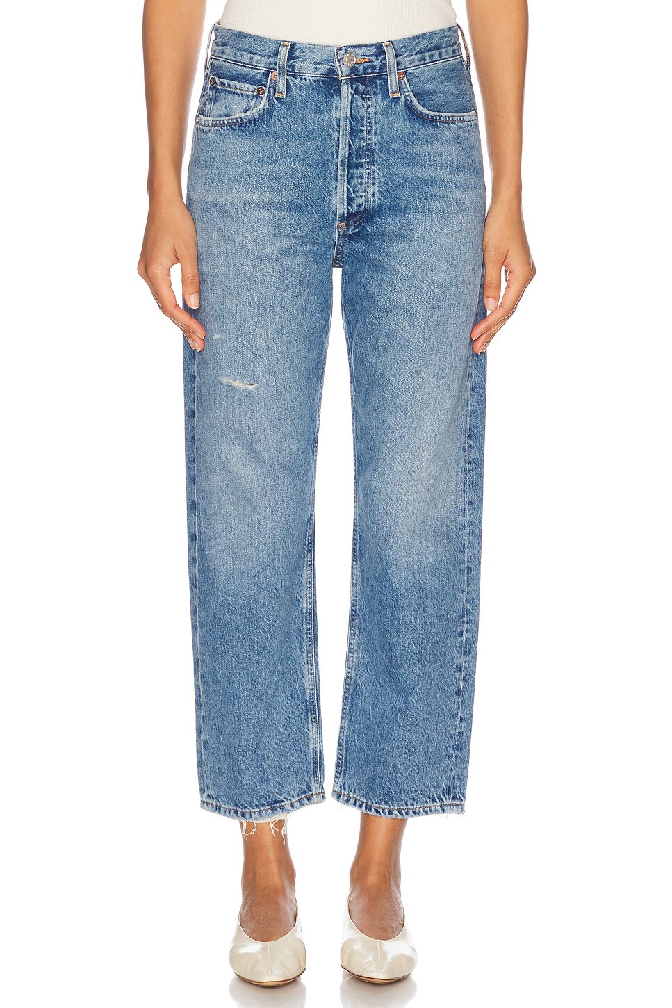 90's Crop Loose Straight