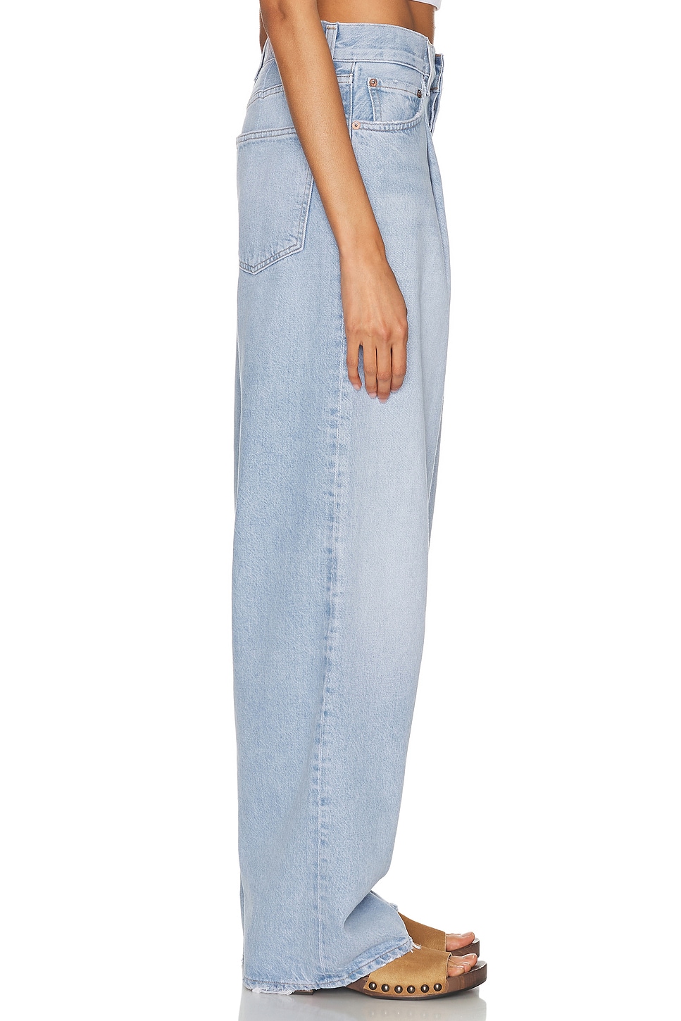 Agolde - Franka Pleat Baggy Jeans | Plush