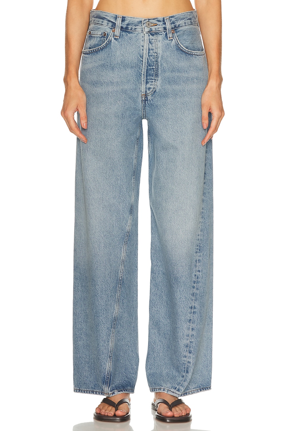 Image 1 of AGOLDE Twist Low Slung Baggy in Stage