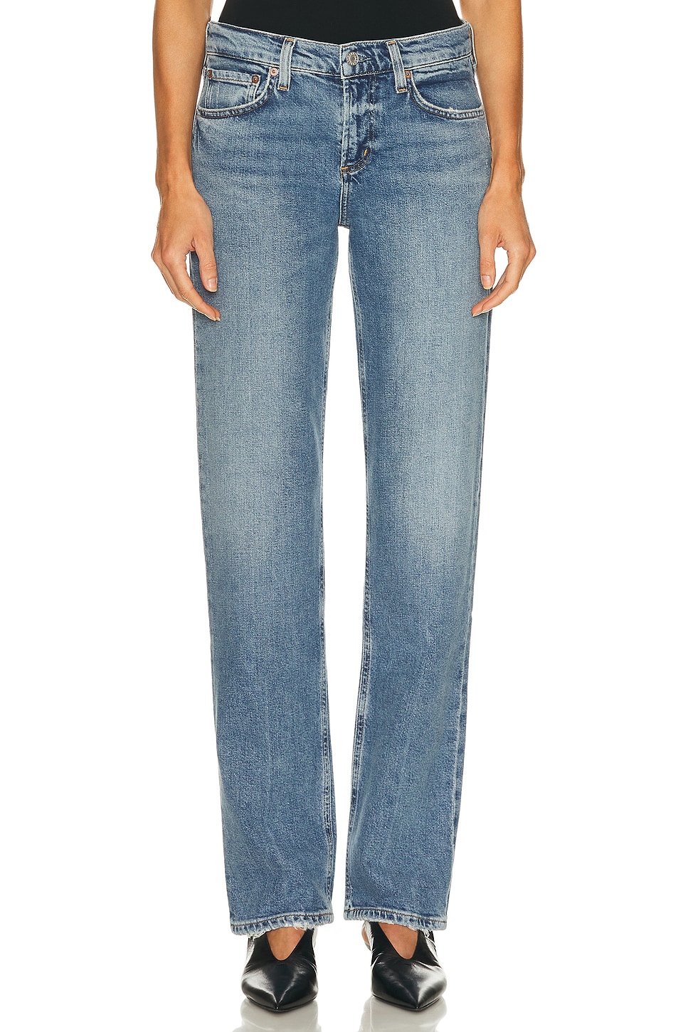 Low Rise Slim in Blue
