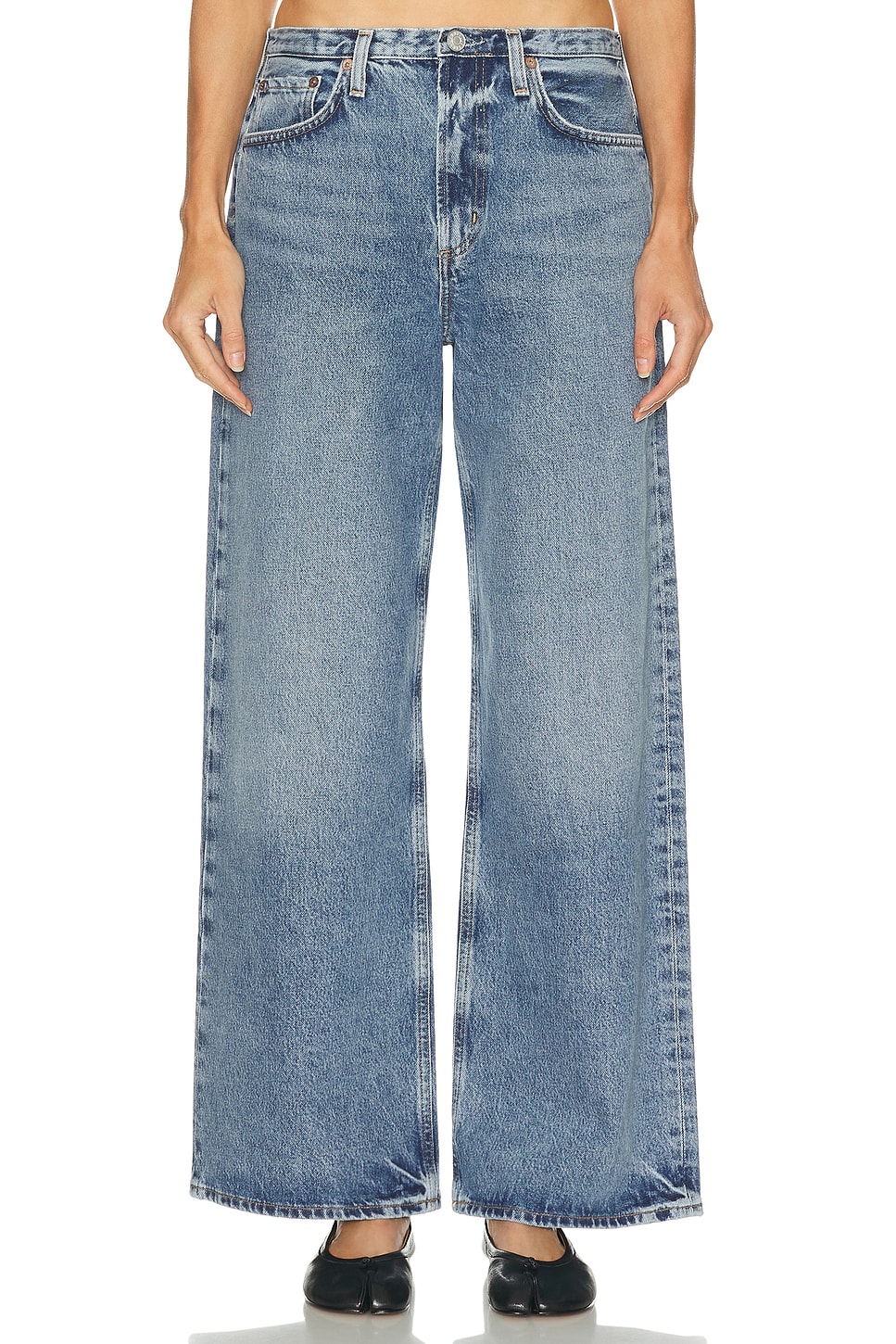Image 1 of AGOLDE Keira Wide Leg Jeans in Downtown