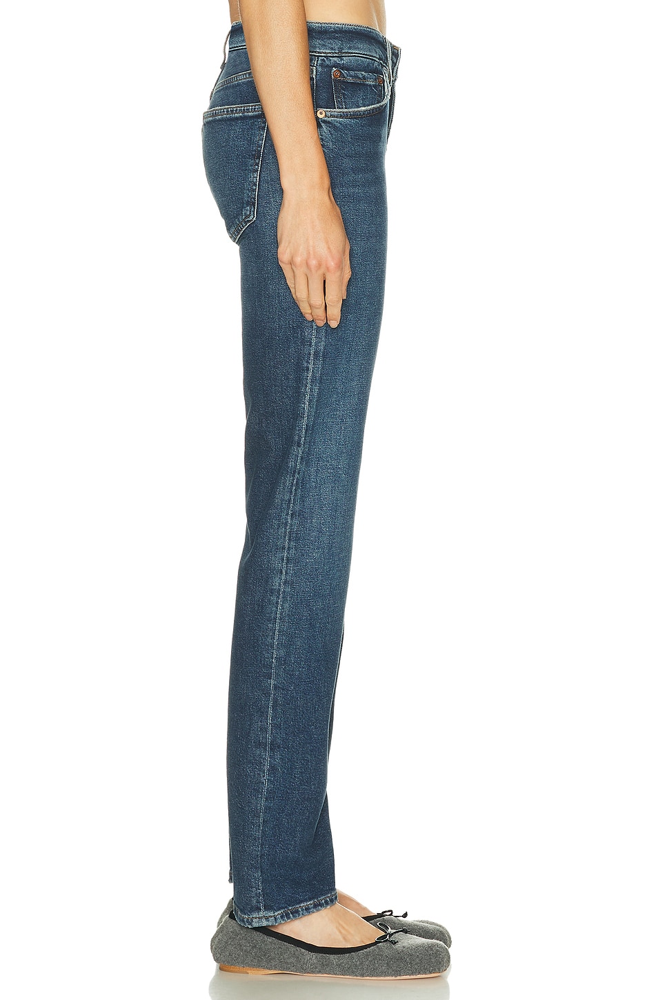 Agolde Low Rise Slim Jeans thumbnail