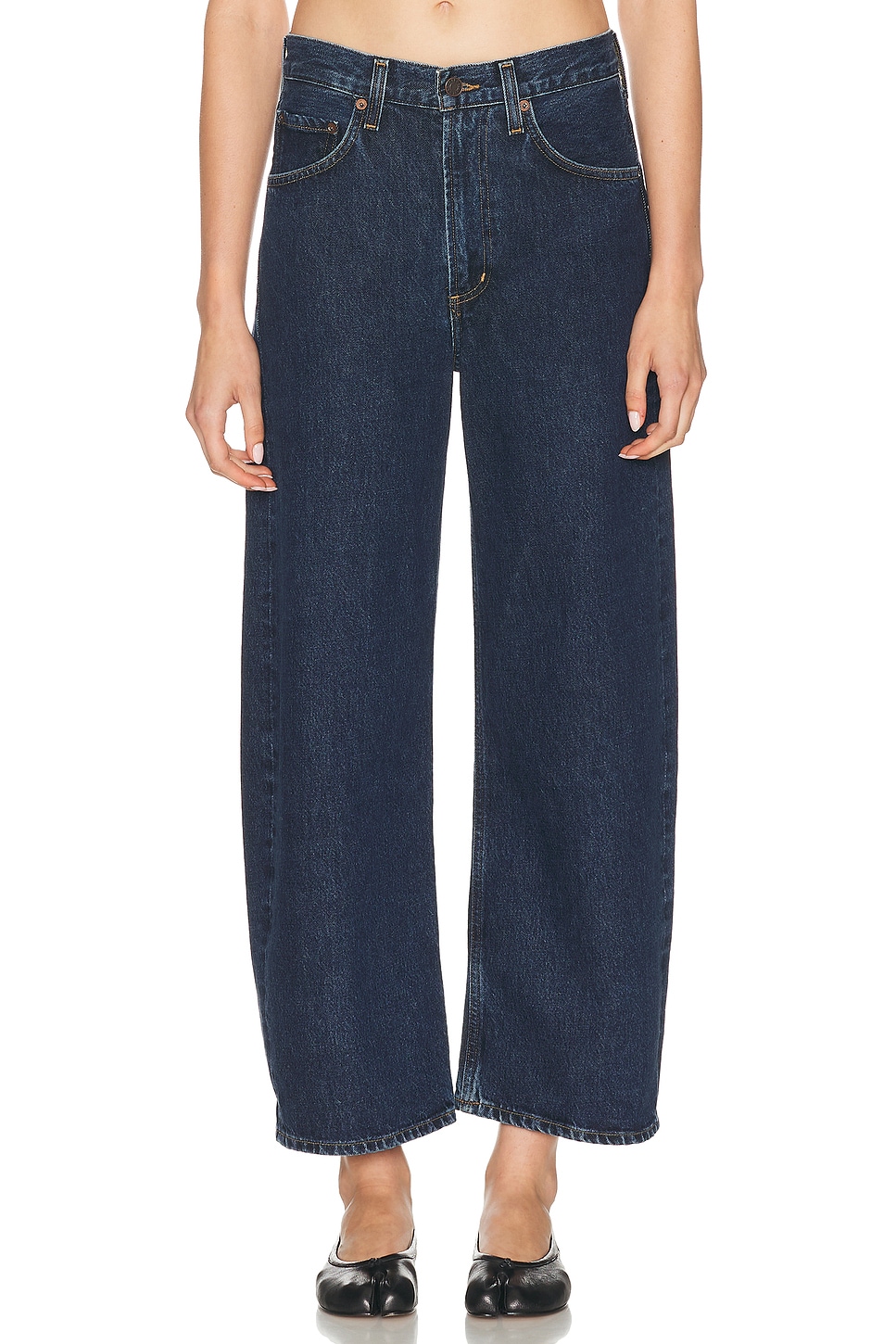 Image 1 of AGOLDE Low Curve Crop Jeans in Pendulum