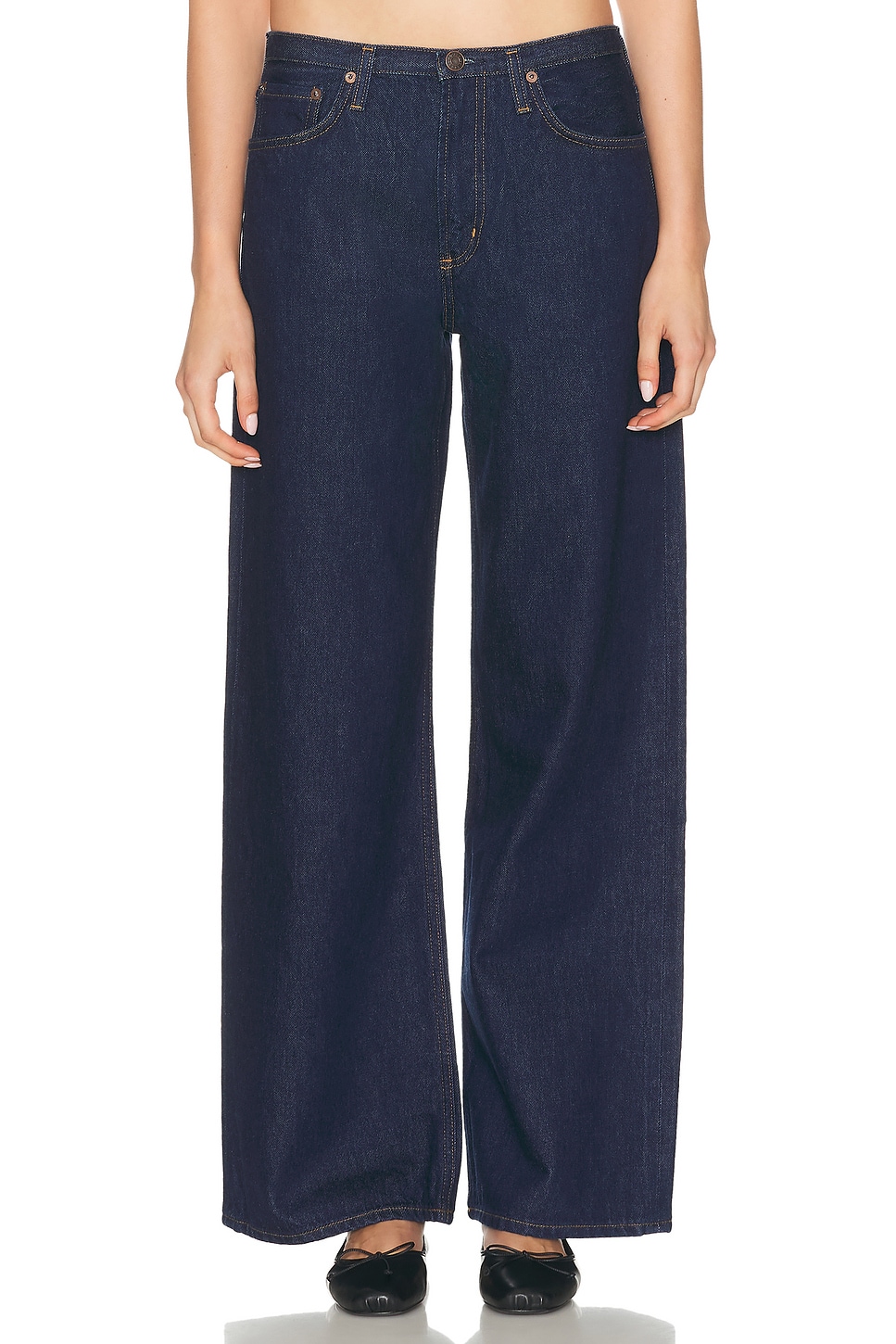 Image 1 of AGOLDE Keira Wide Leg Jeans in Rinse