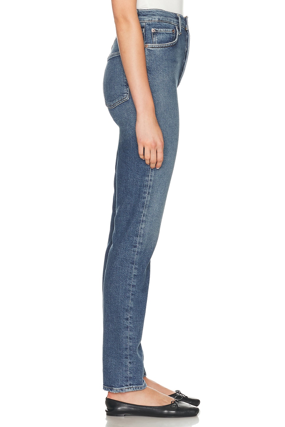 Agolde 90s Pinch Waist Long High Rise Straight Jeans thumbnail