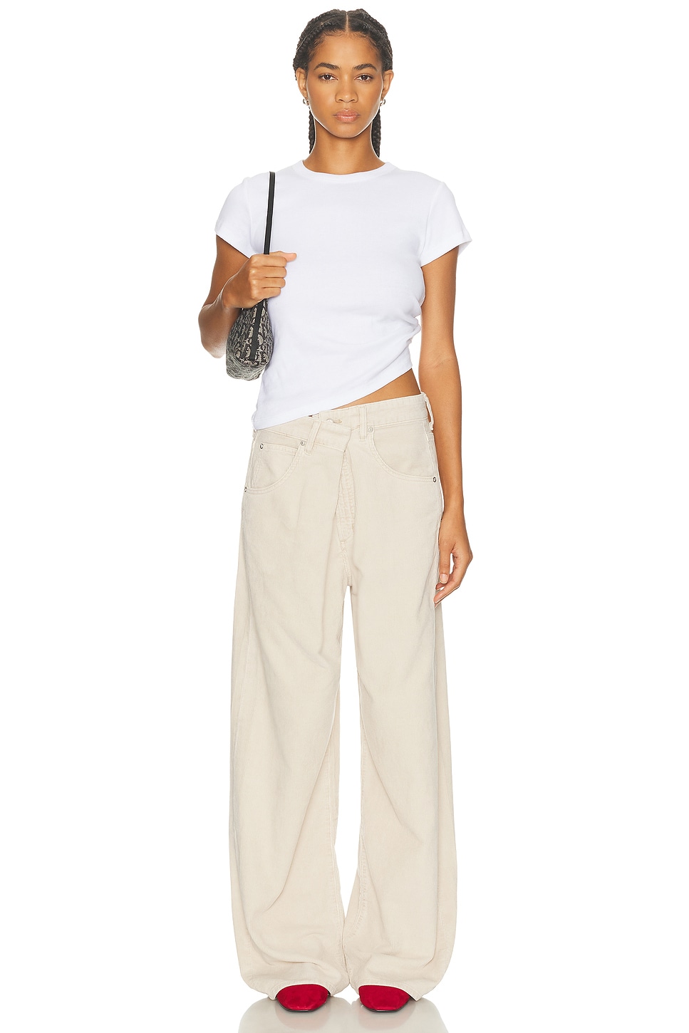 Agolde Vana Fold Wide Leg Jeans