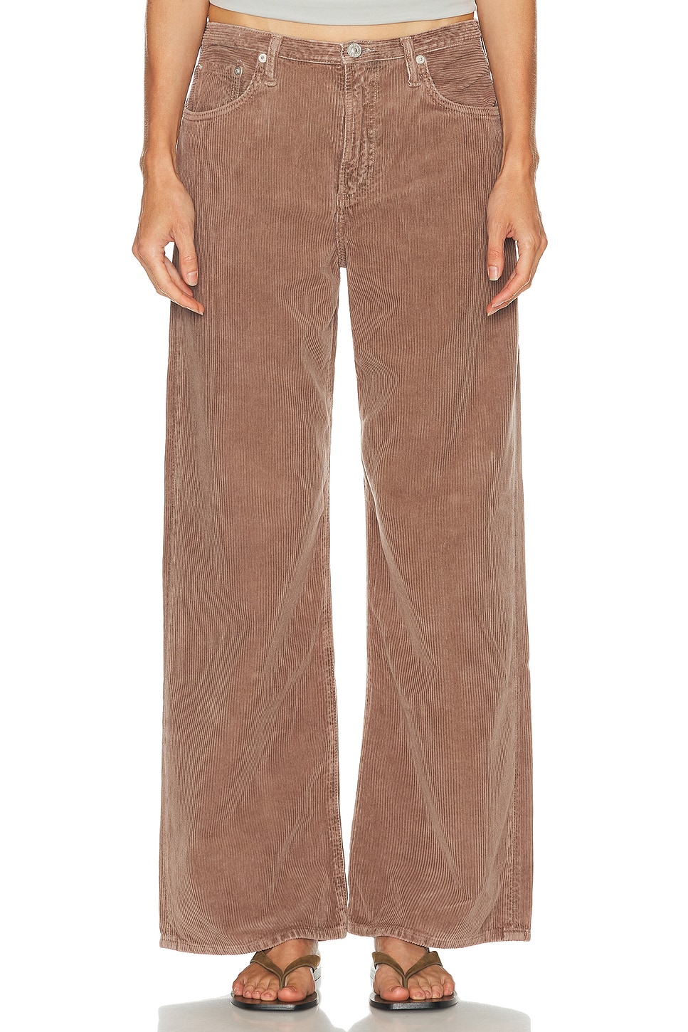 Image 1 of AGOLDE Keira Wide Leg Jeans in Ceramic