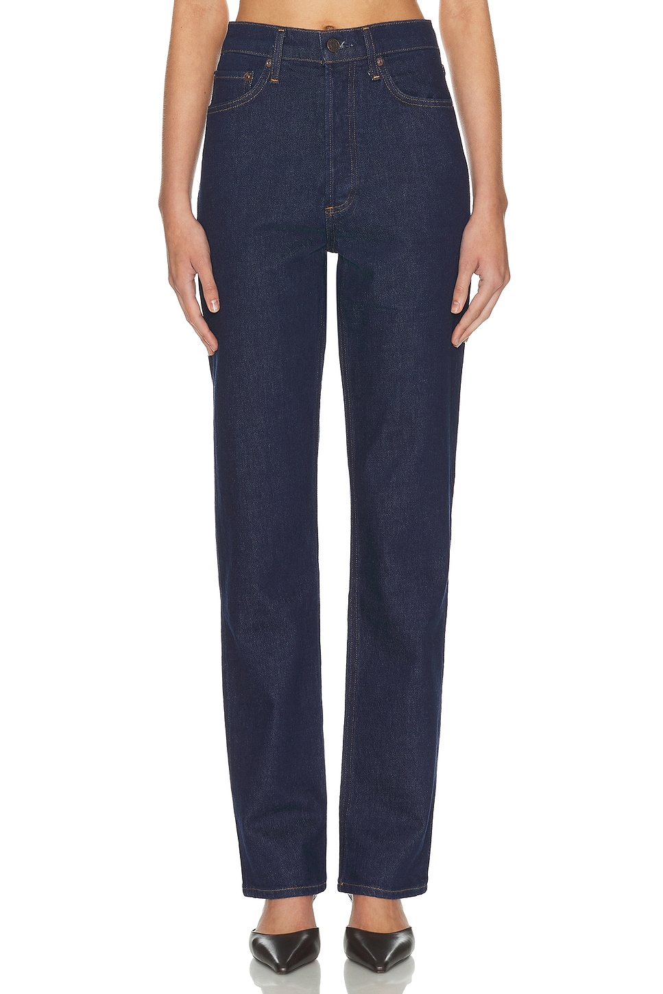 Image 1 of AGOLDE 90s Pinch Waist Long Jeans in Reissue