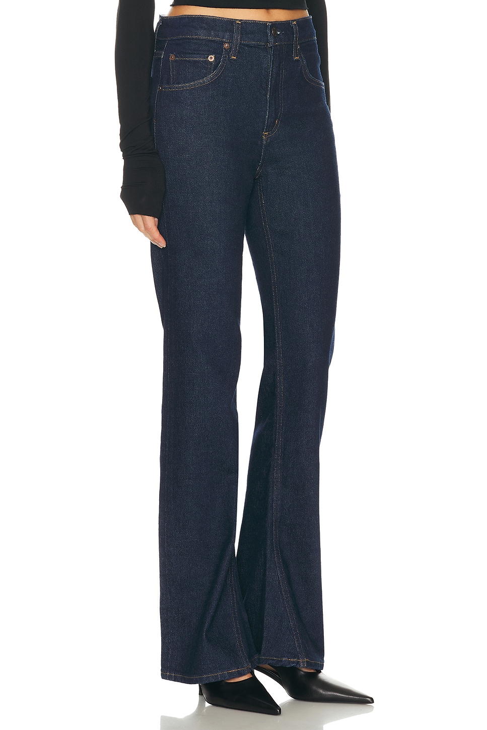 Agolde Mid Rise Kick Boot Jeans