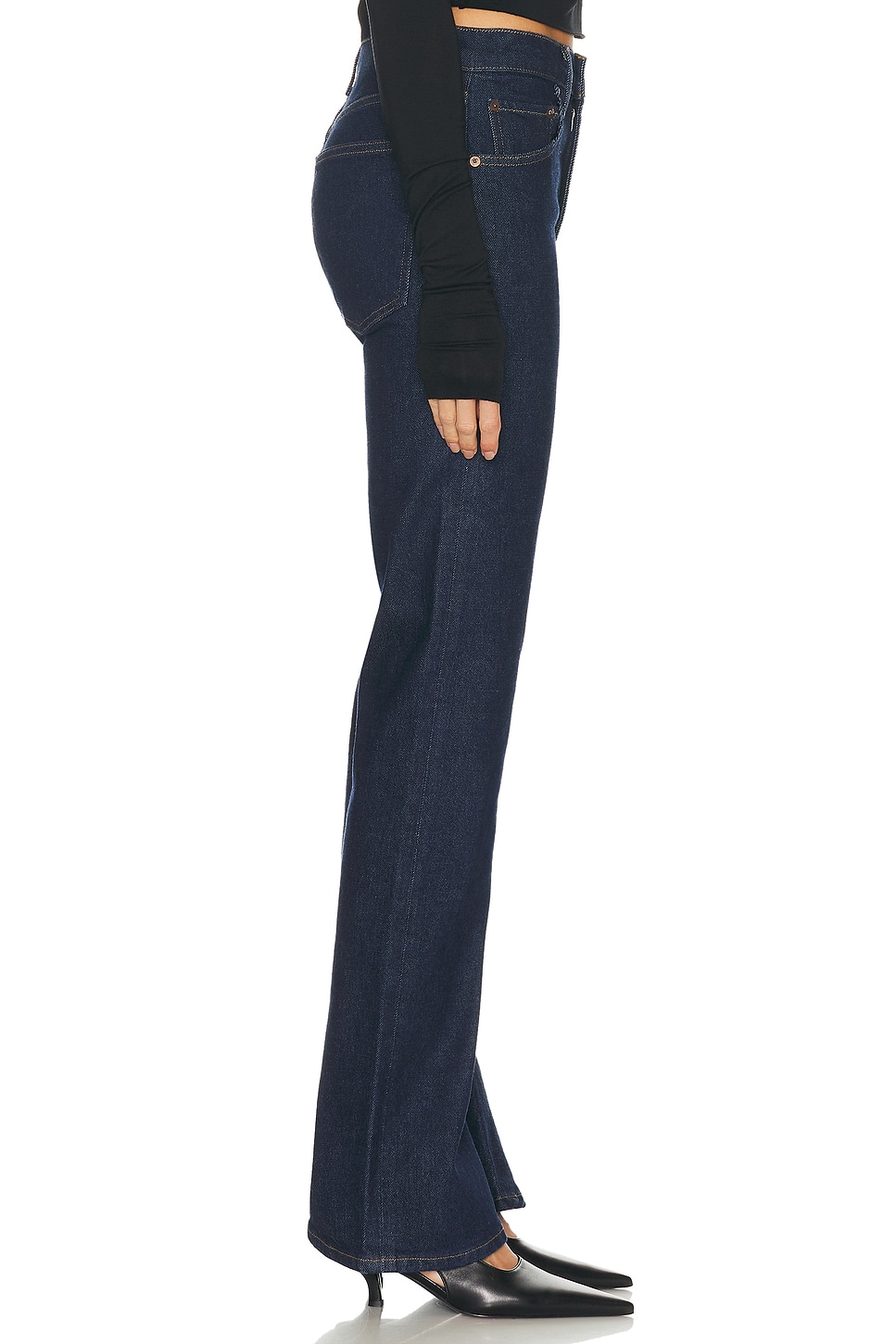 Agolde Mid Rise Kick Boot Jeans