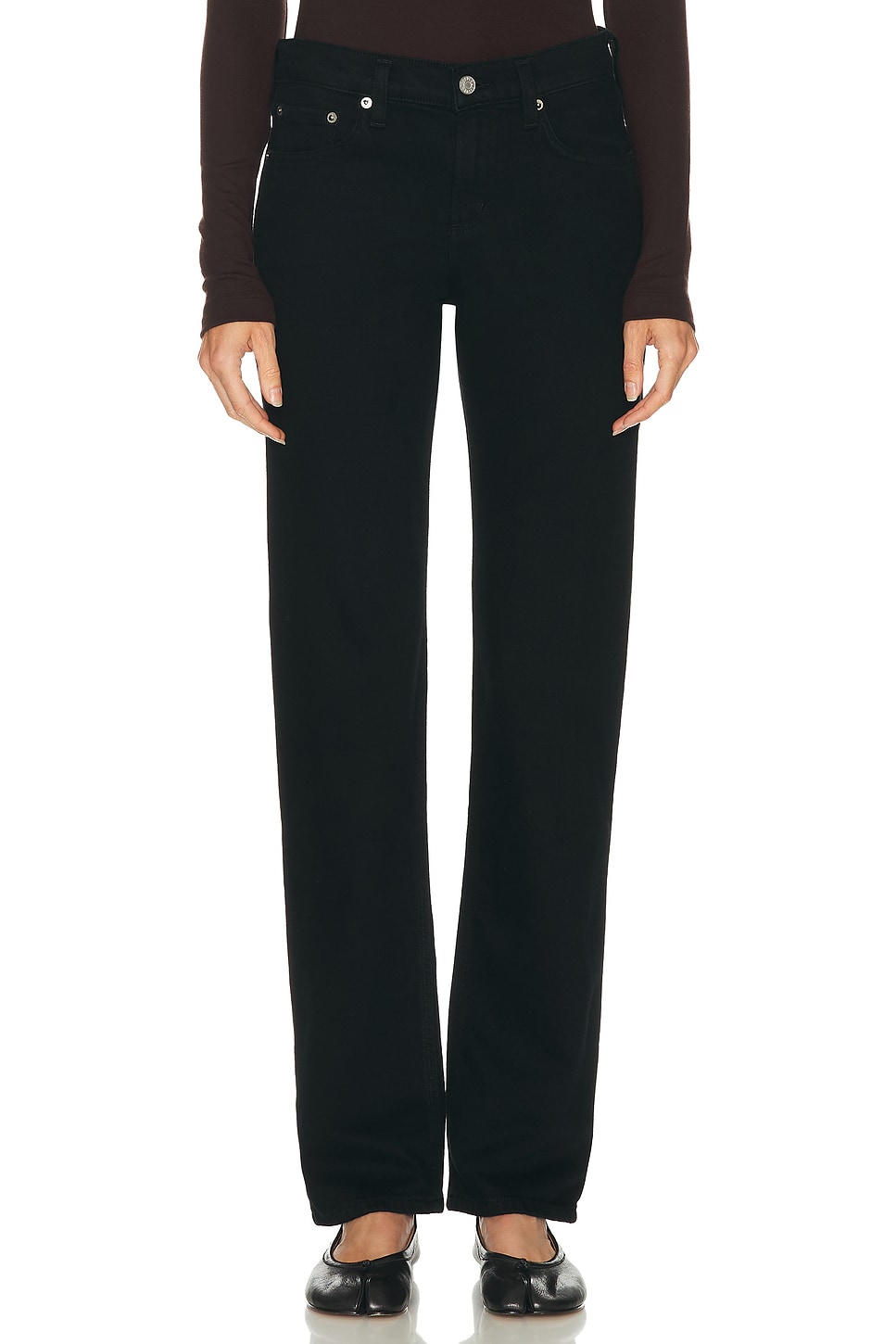 Image 1 of AGOLDE Low Rise Slim Jeans in Immersion