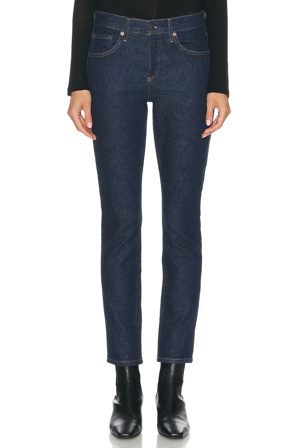 Image 1 of AGOLDE Cocktail Low Rise Ankle Slim Jeans in Rissue