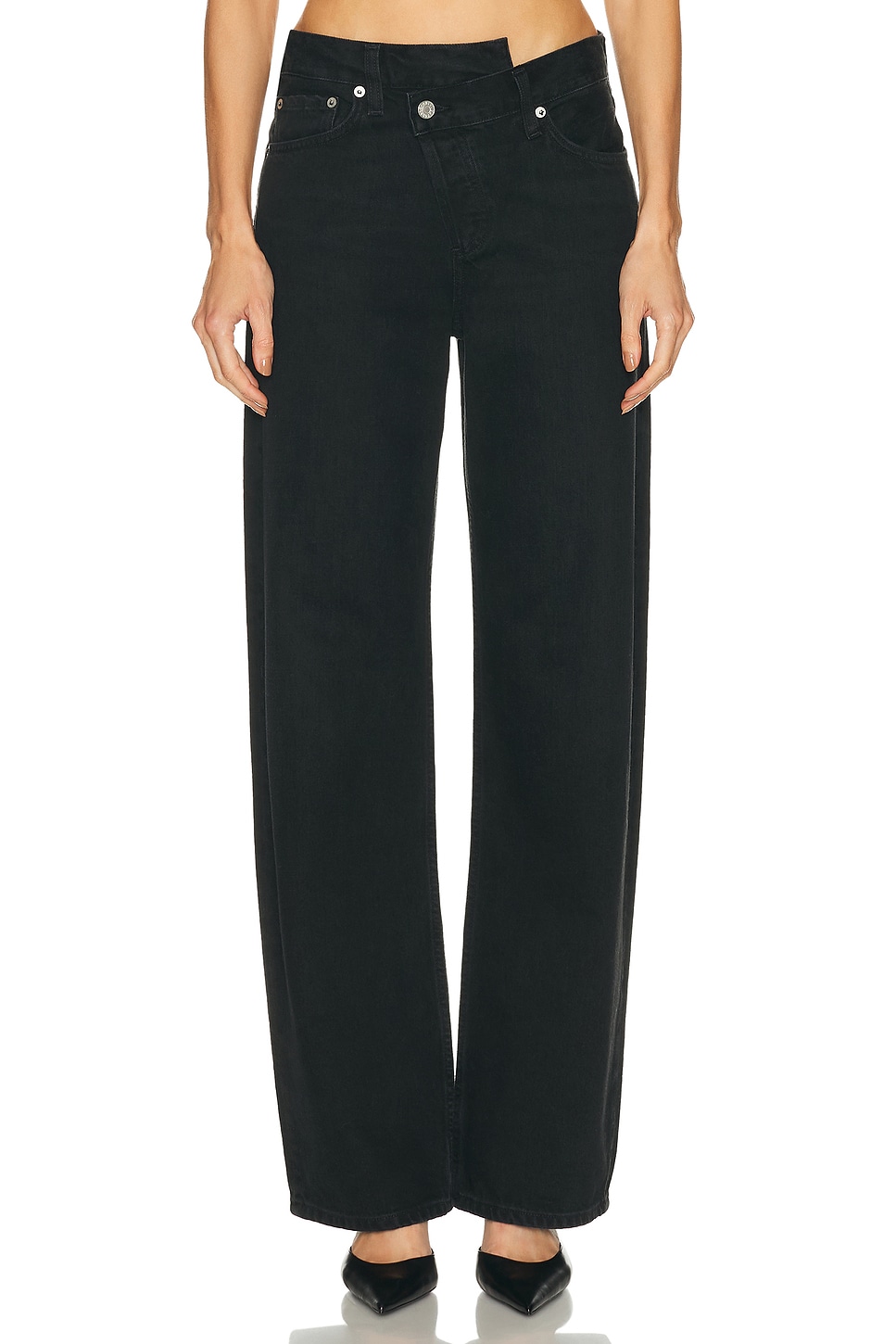 Image 1 of AGOLDE Arc Criss Cross Jeans in Phase
