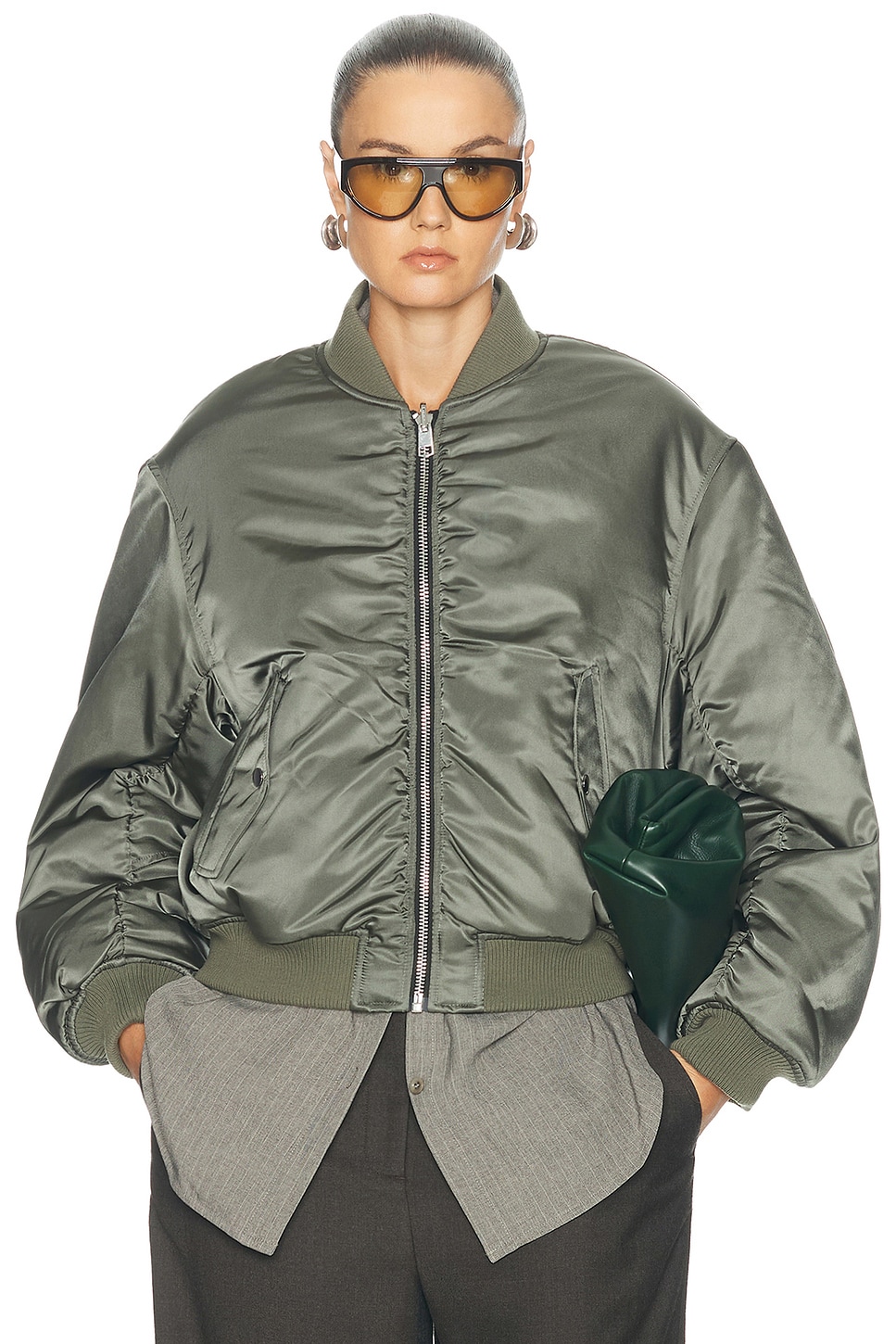 Agolde Frankie Reversible Bomber