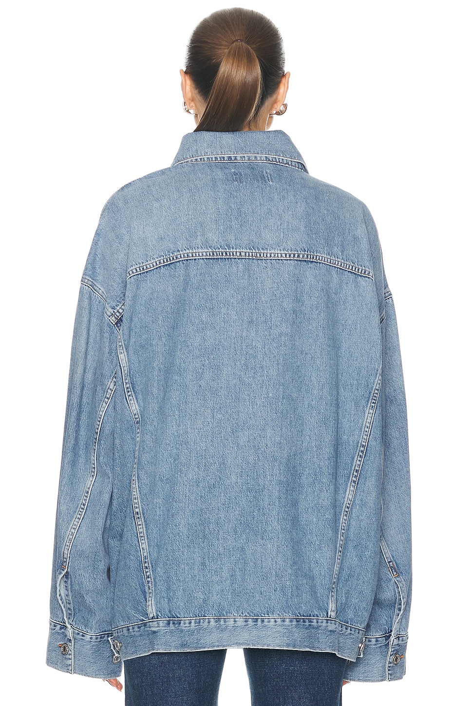AGOLDE Reworked Wayne Jacket in Clarity | FWRD