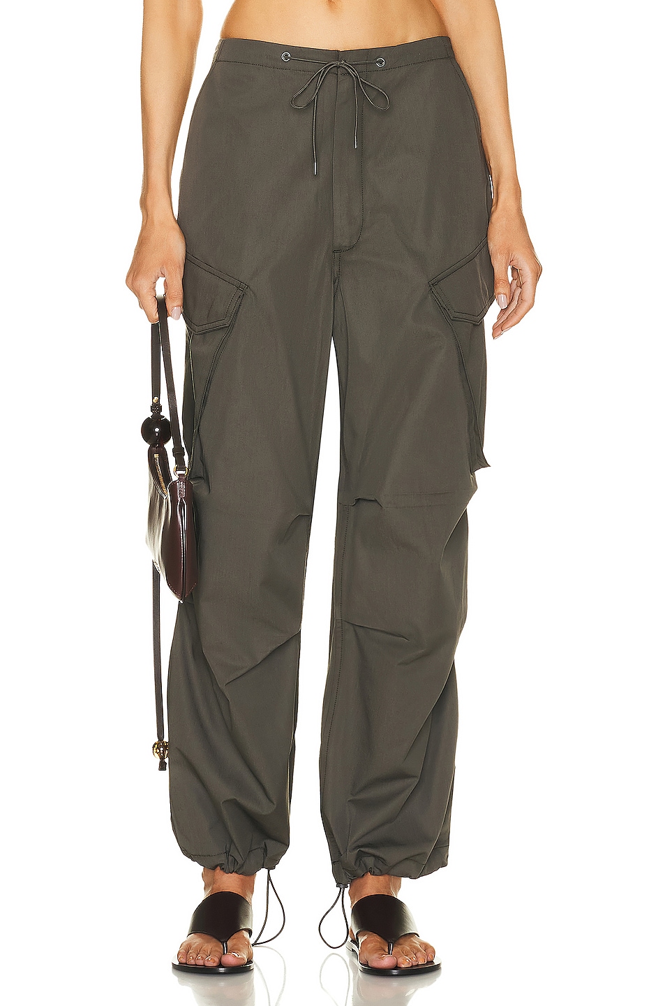 Image 1 of AGOLDE Ginerva Cargo Pant in Caviar