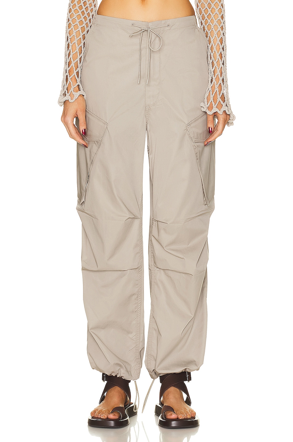 Image 1 of AGOLDE Ginerva Cargo Pant in Drab