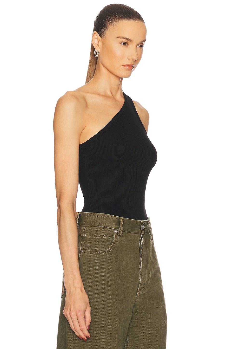 Shop Agolde Verica Tank In Black