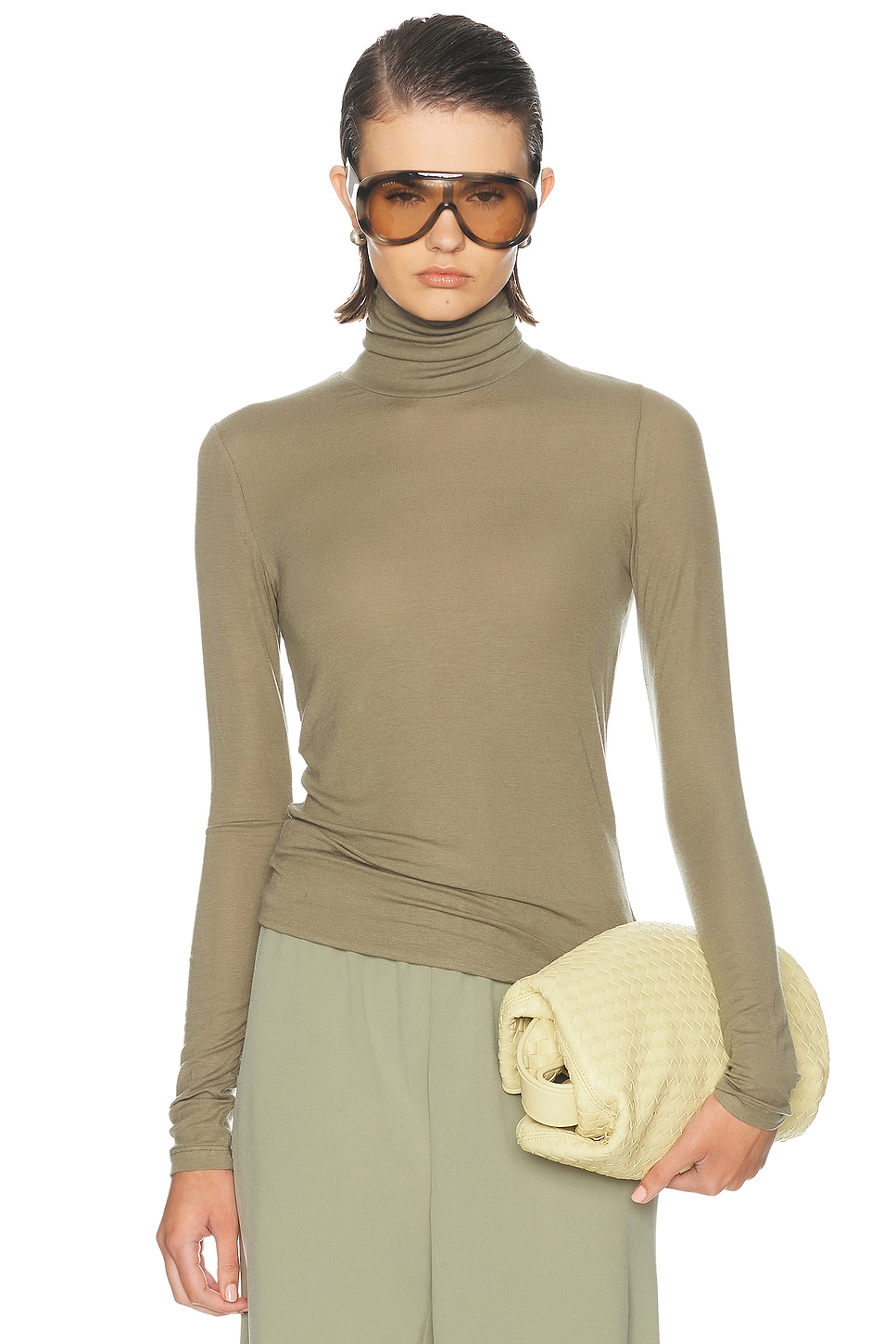 Agolde Pascale Turtleneck Top