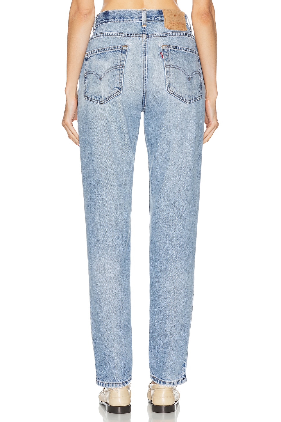 aligrace High Rise Slim Straight Jean