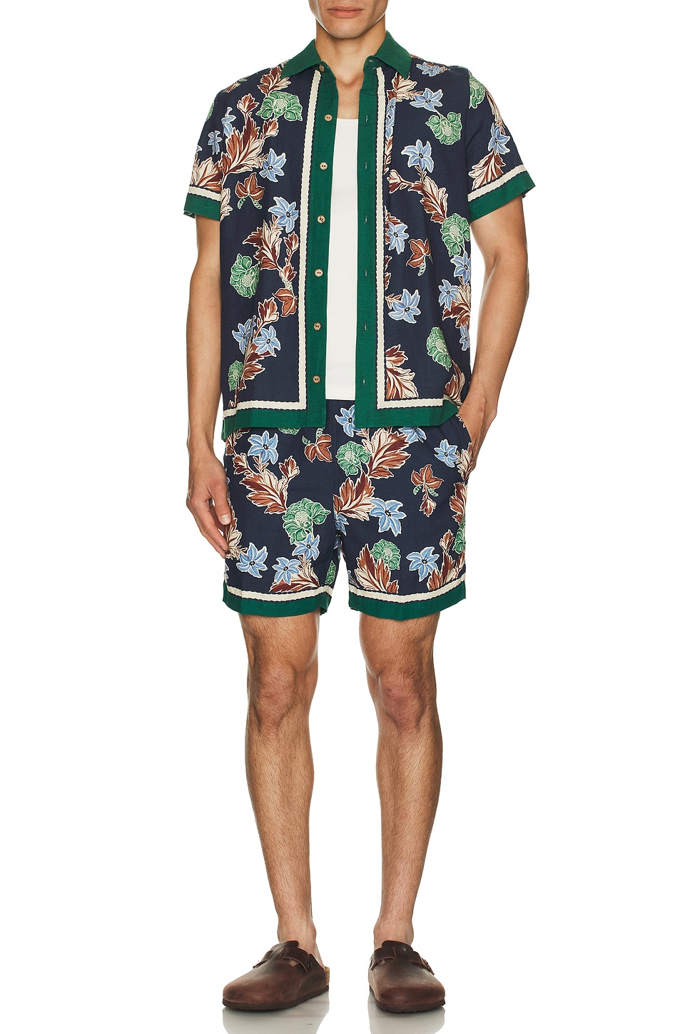 Image 1 of Agua Bendita Cece Shorts in Navy