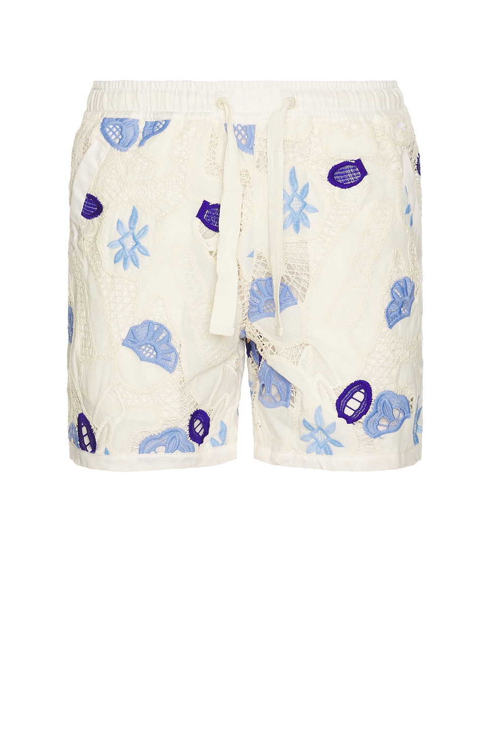 Image 1 of Agua Bendita Maury Shorts in White