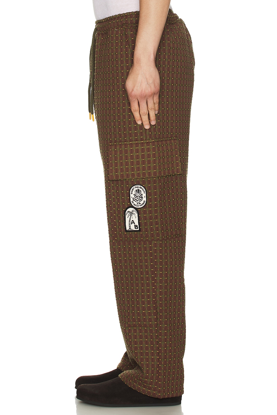 Image 1 of Agua Bendita Rene Cargo Pants in Brown