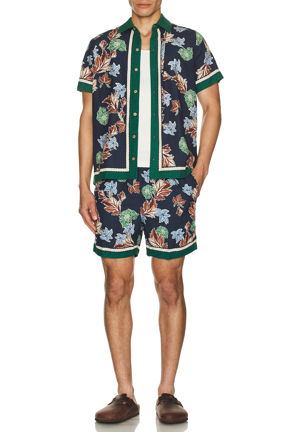 Image 1 of Agua Bendita Jack Shirt in Navy