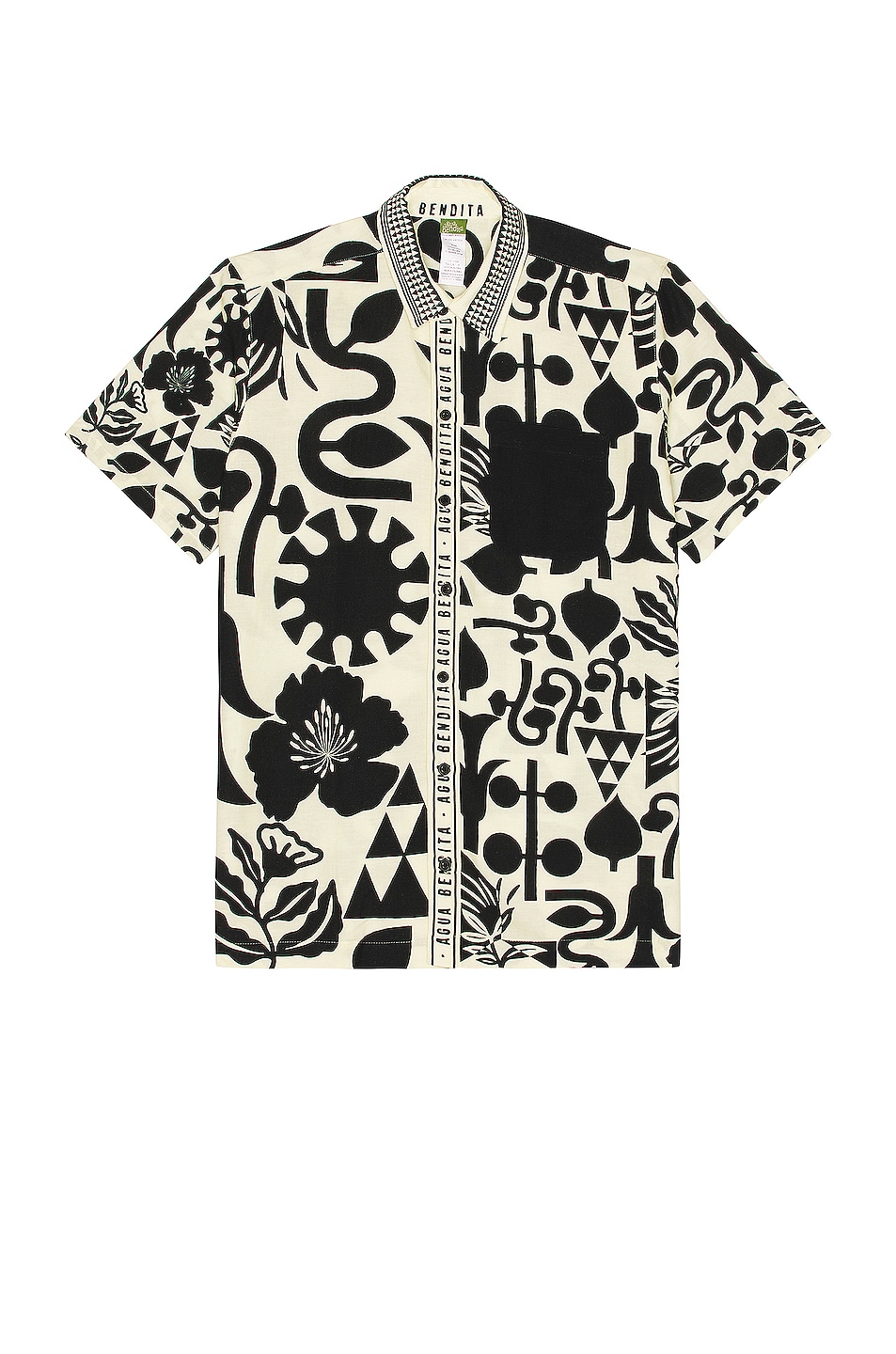 Image 1 of Agua Bendita Jack Honolulu Shirt in Ivory