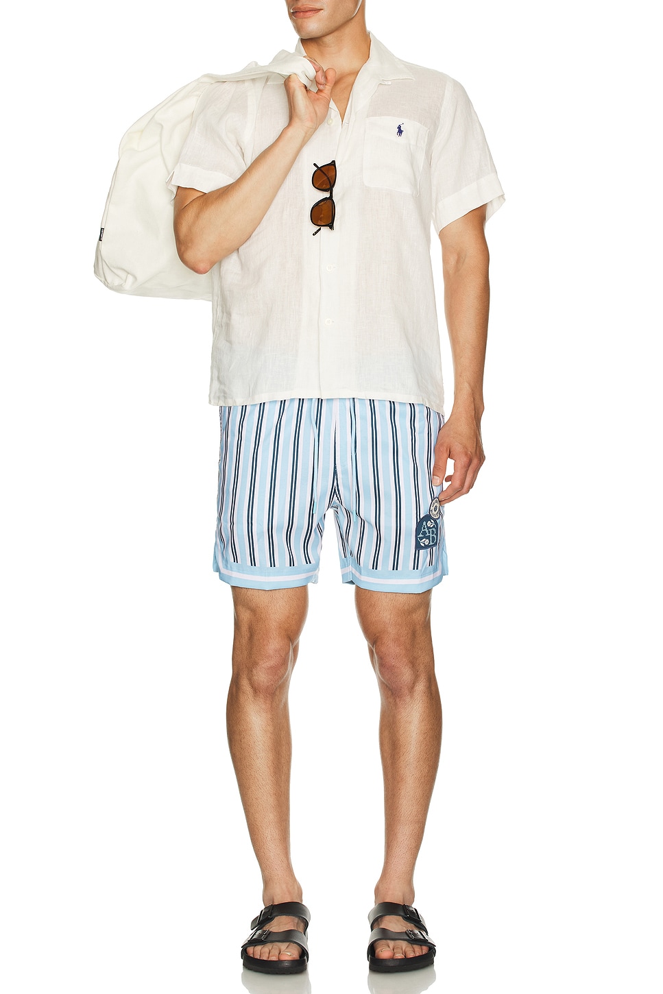 Image 1 of Agua Bendita Dan Swim Trunks in Blue