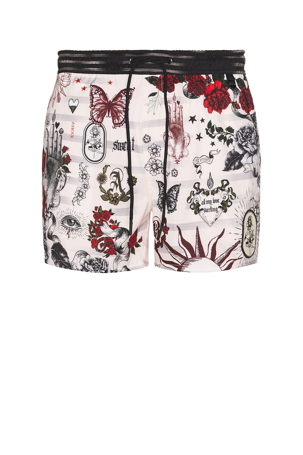 Image 1 of Agua Bendita Cassius Swim Trunks in White